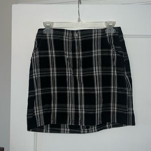 Black Ultra High Rise Hollister Mini Skirt